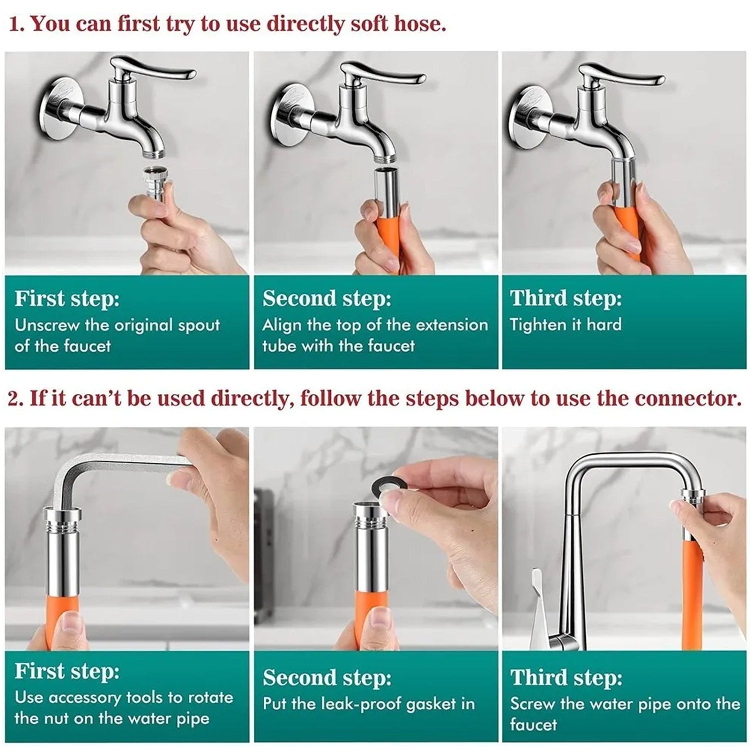 9087b Flexible Water Tap Extender, Universal Foaming Extension Tube with Connector, 360 Free Bending Faucet Extender, Adjustable Sink Drain Extension (46cm) DeoDap 9087b Flexible Water Tap Extender, Universal Foaming Extension Tube with Connector, 360 Free Bending Faucet Extender, Adjustable Sink Drain Extension (46cm) DeoDap